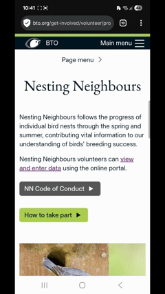 Home screen shortcut gif