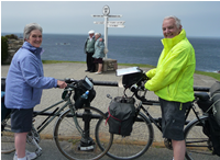Cycling from Land's End to John O'Groats