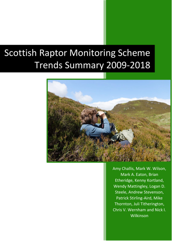 Scottish Raptor Monitoring Scheme Report cover