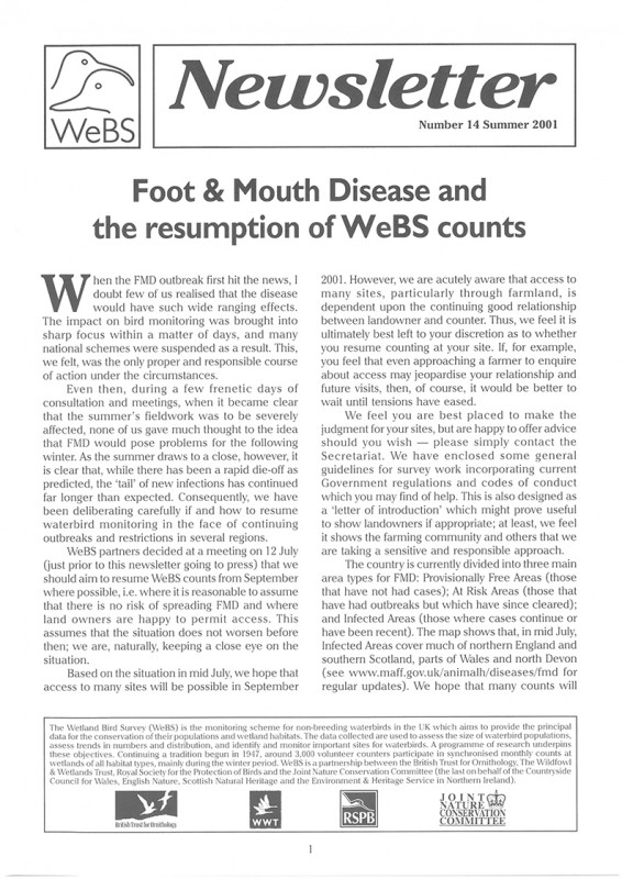 WeBS News issue 14