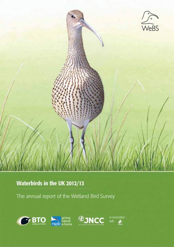 Waterbirds in the UK report -2012-13 cover
