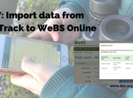 Import from BirdTrack feature in WeBS Online