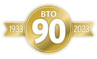 BTO 90th anniversary logo
