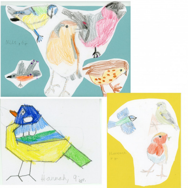 Drawings by Nils, 6, Hannah, 9 and Florence, 7