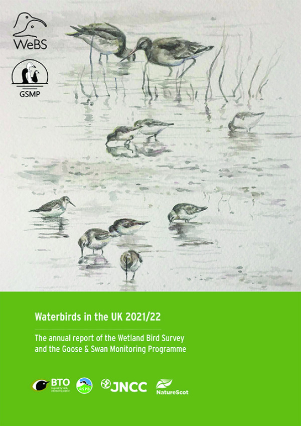 Waterbirds in the UK 21/22 Cover