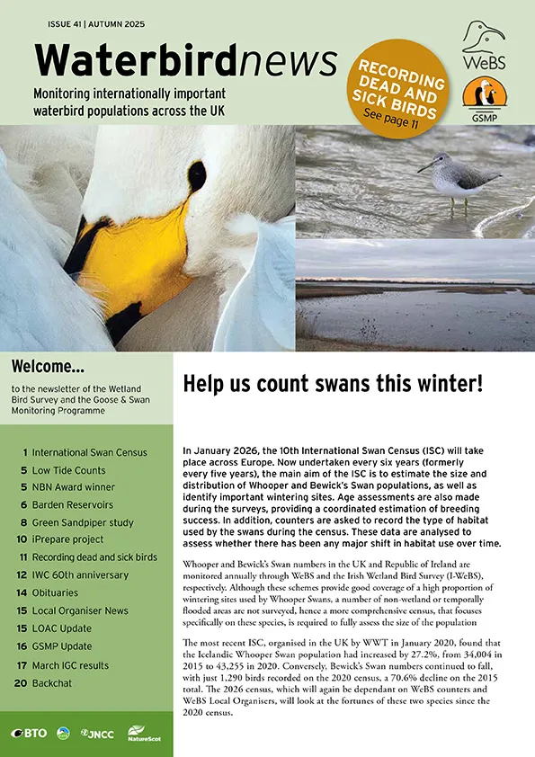 41st issue of Waterbird News