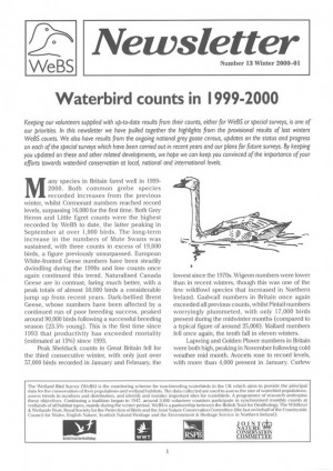 WeBS News issue 13