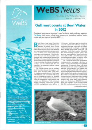WeBS News issue 18