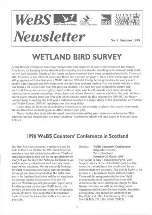 WeBS News issue 4