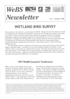 WeBS News issue 5