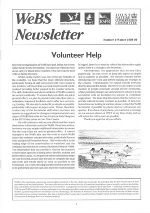 WeBS News issue 9