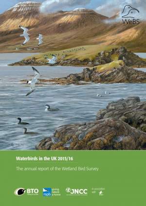 Waterbirds in the UK report -2015-16 cover