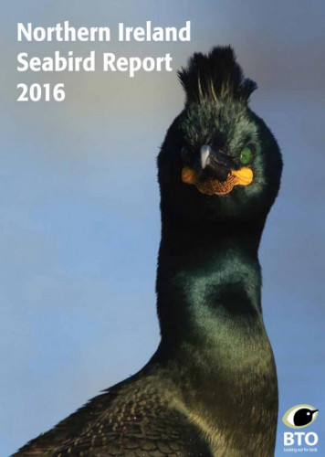 Northern Ireland Seabird Report 2016 cover