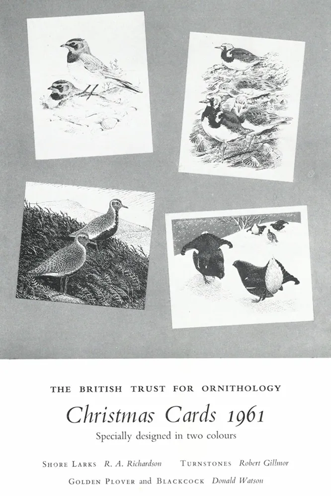 BTO Christmas card catalogue, 1961–62