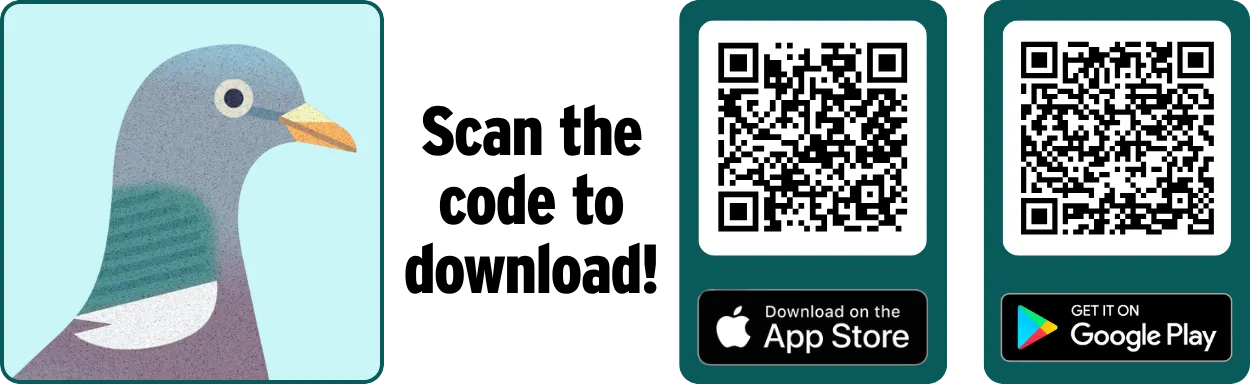 Birds in Greenspaces app download badge