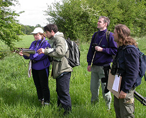 Fieldwork Volunteers. Photograph by Mike Toms
