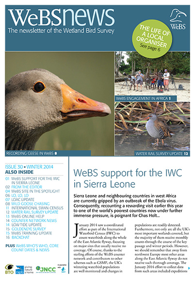 WeBS News issue 30 - winter 2014