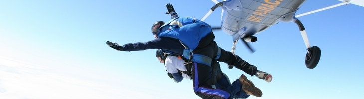 Skydive. Photo by Jeff Baker